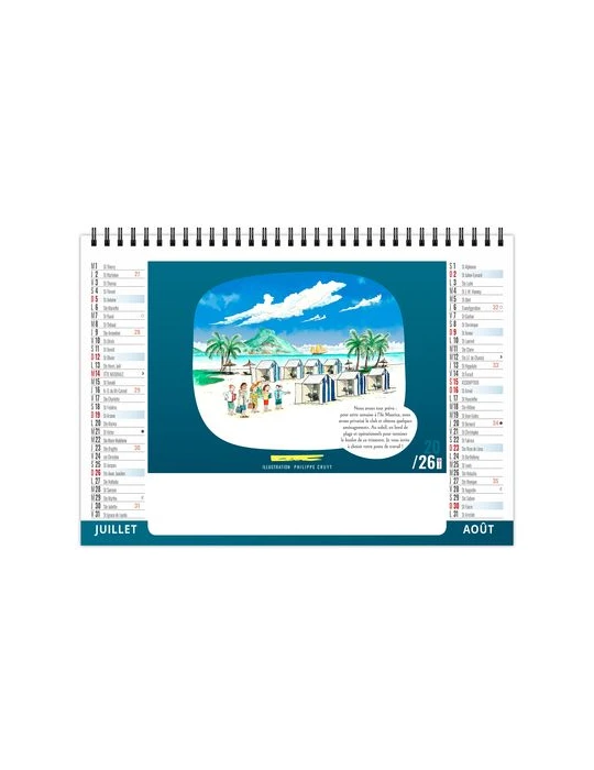 CHEVALET STANDARD 7F - COMIQUE 2026 - QUADRI impression haute définition