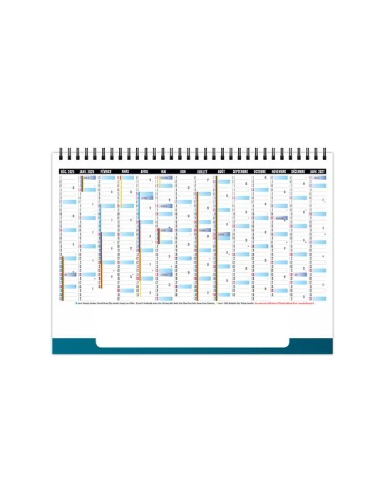 CHEVALET STANDARD 7F - COMIQUE 2026 - QUADRI objet promotionnel éco-responsable