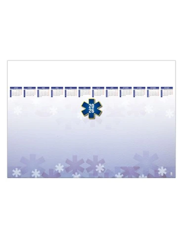 SM CROIX BLEUE 2026 - SM 600 x 420 mm - 25 FEUILLETS nombre de pages : 50 pages goodies publicitaire événementiel