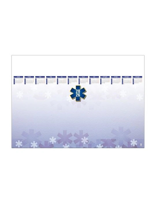 SM CROIX BLEUE 2026 - SM 600 x 420 mm - 25 FEUILLETS nombre de pages : 50 pages goodies publicitaire événementiel