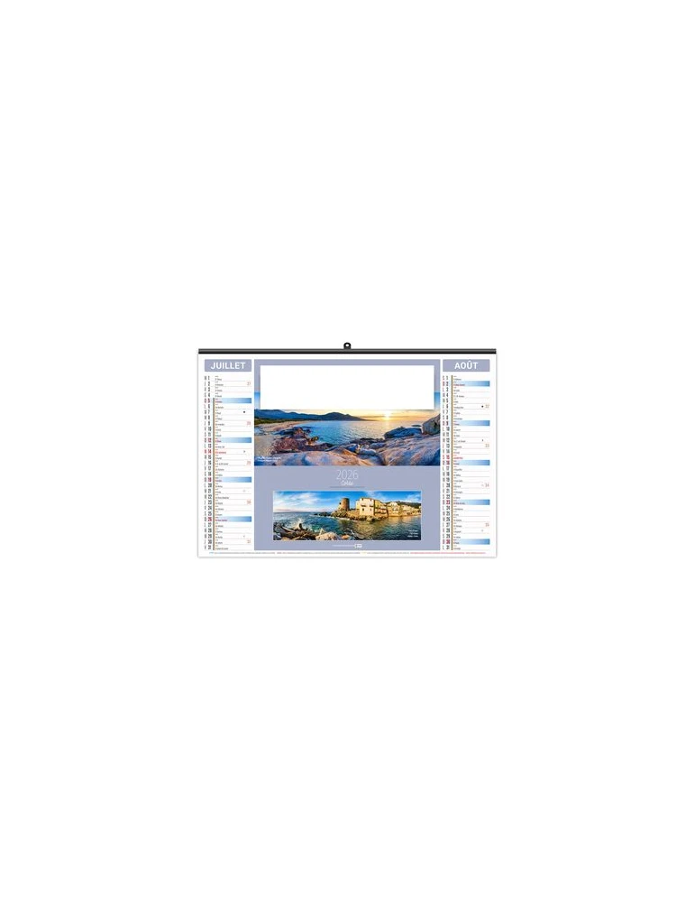 ILLUSTRE ECO - PANORAMA 2026 - SMALL 480 x 330 mm personnalisation rapide en France