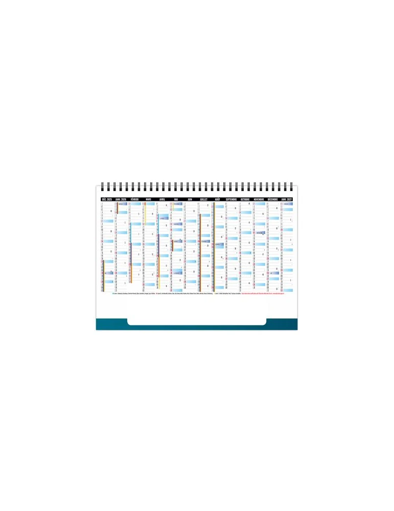 CHEVALET STANDARD 7F - ARTISTES 2026 - QUADRI objet promotionnel éco-responsable