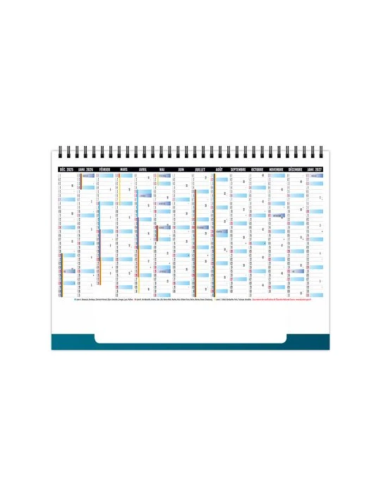 CHEVALET STANDARD 7F - ARTISTES 2026 - QUADRI objet promotionnel éco-responsable