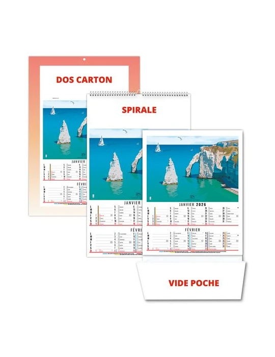 DIANE 2026 - 6 FEUILLETS - BLOC SEUL SANS MARQUAGE