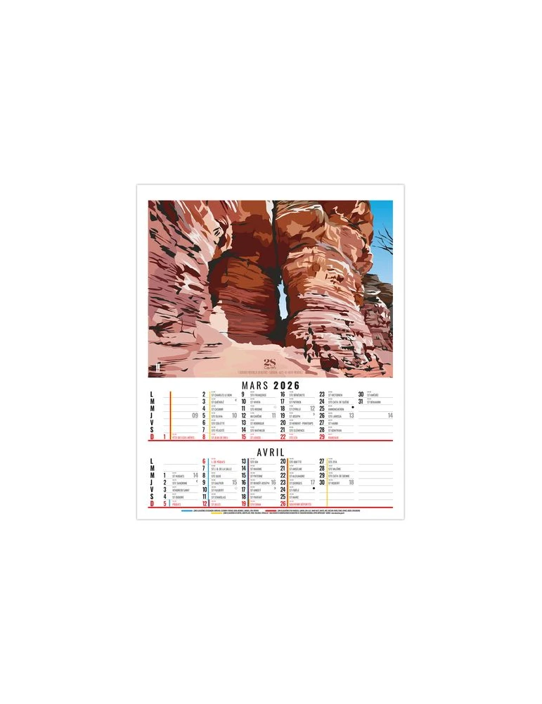 DIANE 2026 - 6 FEUILLETS - BLOC SEUL SANS MARQUAGE