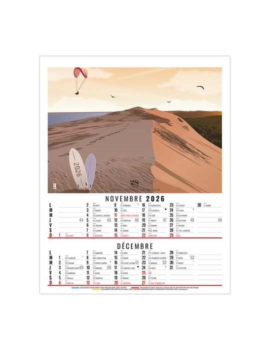 DIANE 2026 - 6 FEUILLETS - BLOC SEUL SANS MARQUAGE