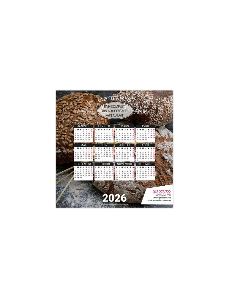 MAGNET CREATION 2026 - MINI 140 x 140 mm marquage laser ultra précis