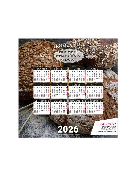 MAGNET CREATION 2026 - MINI 140 x 140 mm marquage laser ultra précis