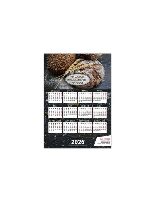 MAGNET CREATION 2026 - MINI 140 x 140 mm objet promotionnel éco-responsable