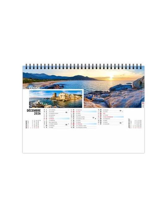 CHEVALET STANDARD 13F - GRAND ANGLE 2026 - QUADRI impression logo haute qualité