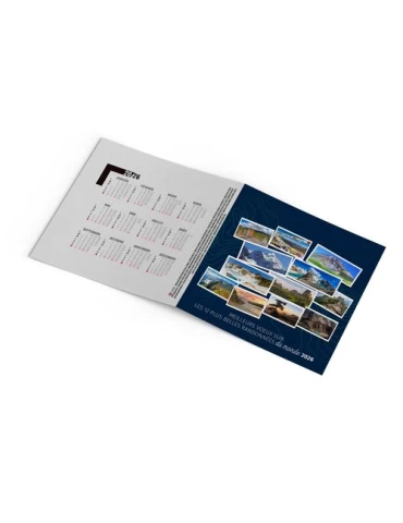 CARTE DE VOEUX - RANDONNEES 2026  AVEC ENVELOPPE - SANS MARQUAGE 2