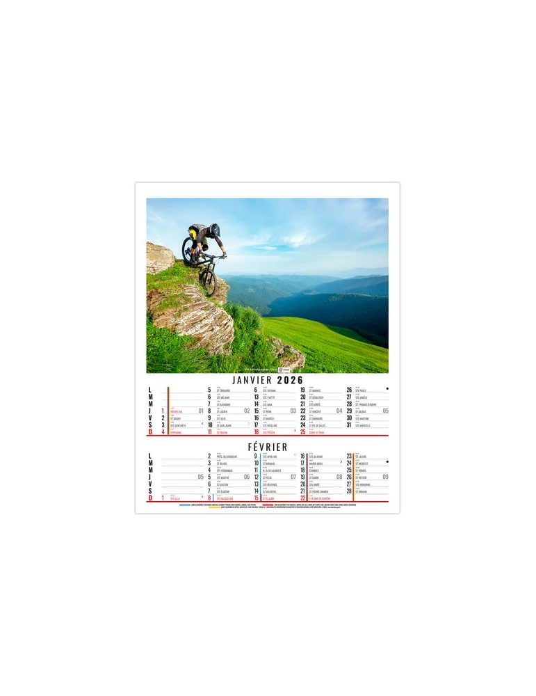 PIERRE 2026 - 6 FEUILLETS - BLOC SEUL SANS MARQUAGE