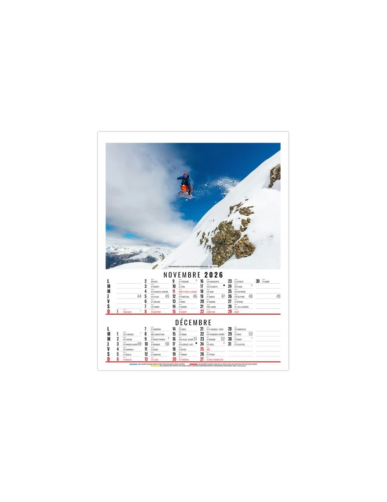 PIERRE 2026 - 6 FEUILLETS - BLOC SEUL SANS MARQUAGE