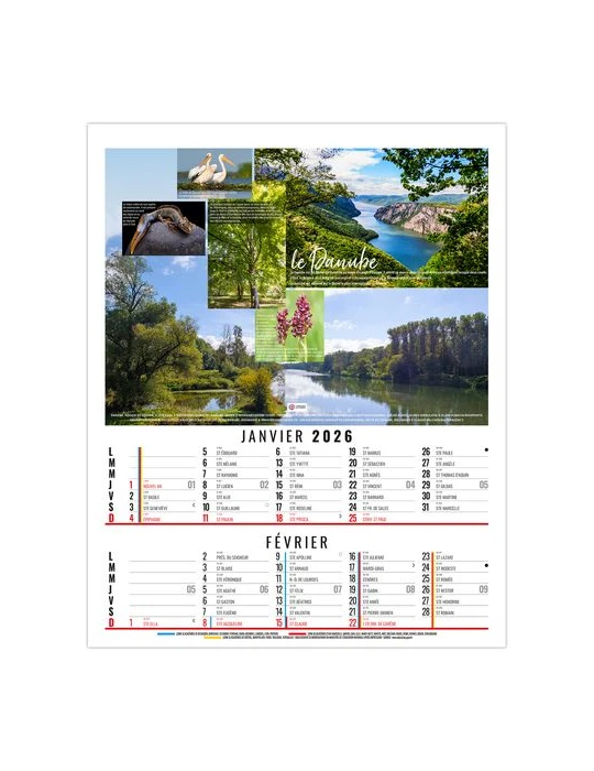 THEO 2026 - 6 FEUILLETS - BLOC SEUL SANS MARQUAGE