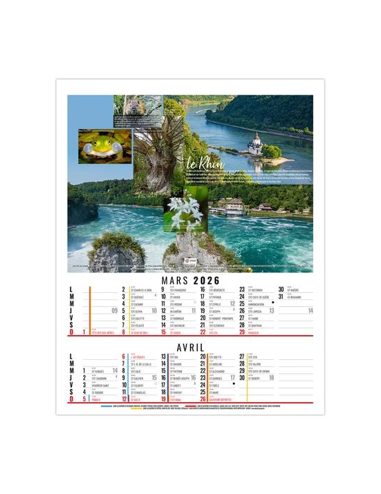 THEO 2026 - 6 FEUILLETS - BLOC SEUL SANS MARQUAGE