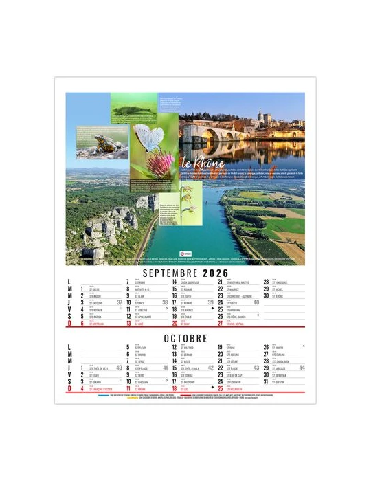 THEO 2026 - 6 FEUILLETS - BLOC SEUL SANS MARQUAGE