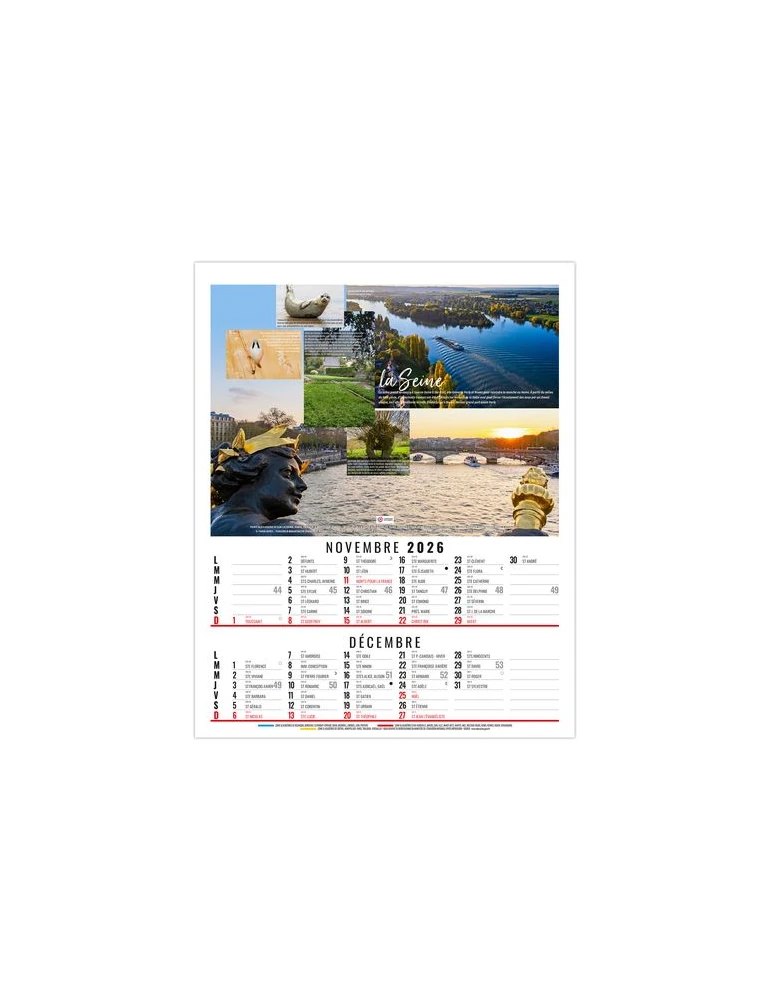 THEO 2026 - 6 FEUILLETS - BLOC SEUL SANS MARQUAGE