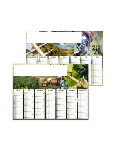 AYMERIC 2026 - MIDI 430 x 335 mm - LEGER 400G - SANS MARQUAGE - 1 TROU EN TETE