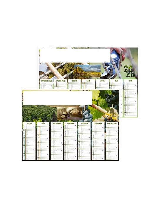 AYMERIC 2026 - MIDI 430 x 335 mm - LEGER 400G - SANS MARQUAGE - 1 TROU EN TETE