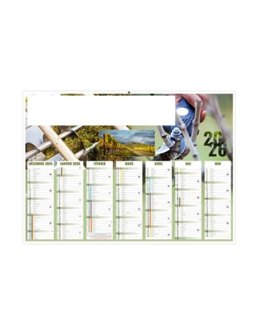 AYMERIC 2026 - MIDI 430 x 335 mm - LEGER 400G - SANS MARQUAGE - 1 TROU EN TETE 2