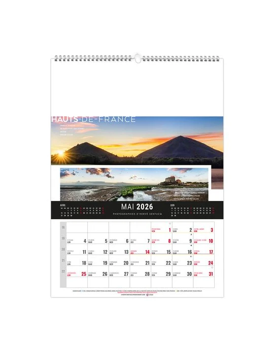 MURAL 12F - ETENDU 2026 - QUADRI impression haute définition