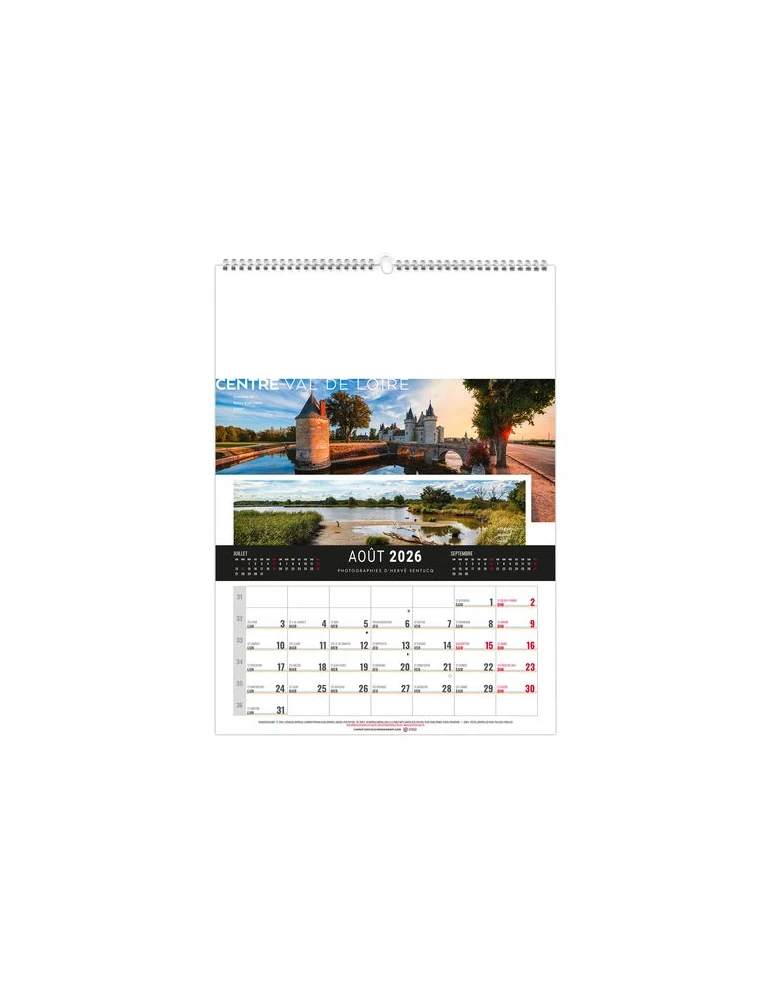 MURAL 12F - ETENDU 2026 - QUADRI objet promotionnel éco-responsable