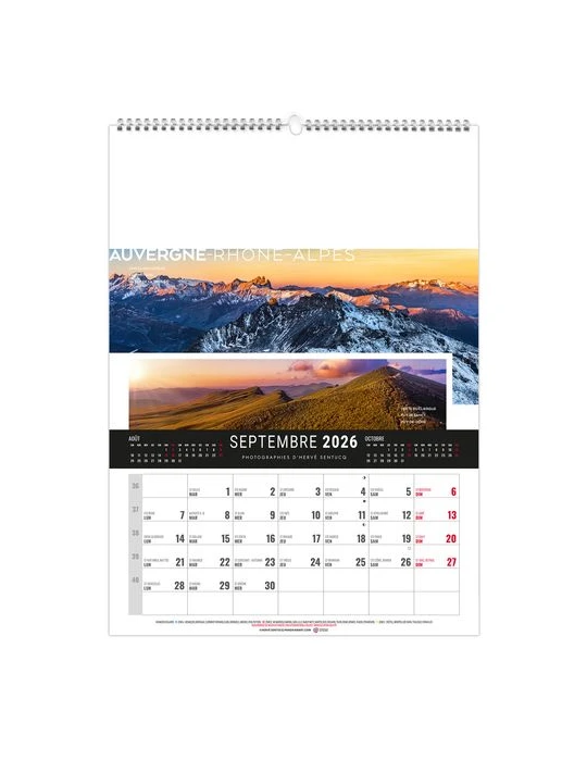 MURAL 12F - ETENDU 2026 - QUADRI cadeau collaborateur premium