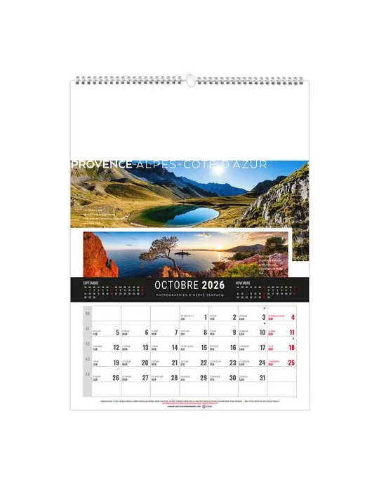 MURAL 12F - ETENDU 2026 - QUADRI personnalisation rapide en France