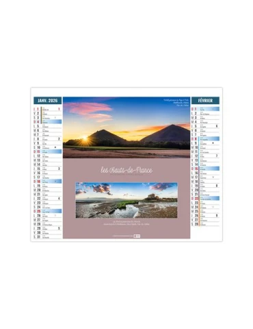 2EN1 - ECHAPPEES 2026 - SMALL 330 x 470 mm - MARQUAGE 1 COULEUR 2