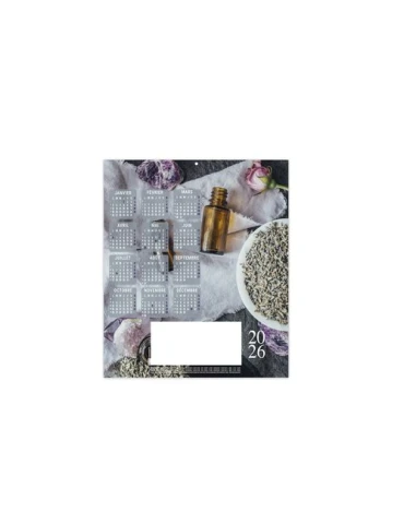 ESTAMPE - MARIE 2026 - CARRE 325 X 350 mm - QUADRI personnalisable avec votre logo