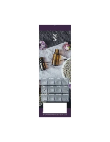ESTAMPE - MARIE 2026 - CARRE 325 X 350 mm - QUADRI personnalisable avec votre logo 2