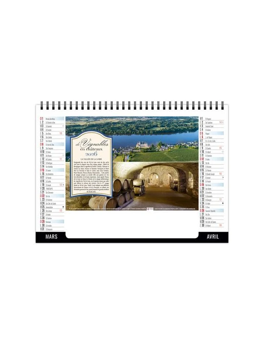 CHEVALET STANDARD 7F - VENDANGE 2026 - QUADRI cadeau entreprise pas cher