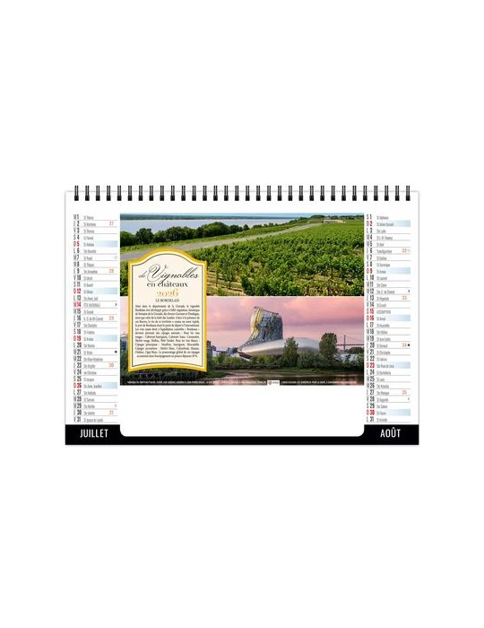 CHEVALET STANDARD 7F - VENDANGE 2026 - QUADRI impression haute définition