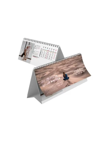 CHEVALET CREATION 2026 - MAXI 310 x 110 mm - 13 FEUILLETS - IMPRESSION RECTO SEUL - PAPIER 170g - RELIURE SPIRALE METALLIQUE NOI 2