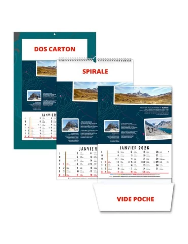 HUBERT 2026 - 12 FEUILLETS - BLOC SEUL SANS MARQUAGE