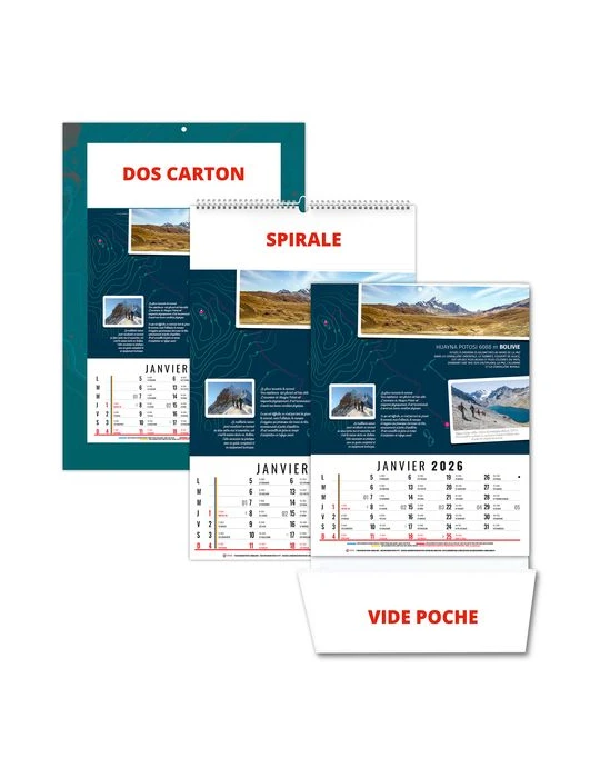 HUBERT 2026 - 12 FEUILLETS - BLOC SEUL SANS MARQUAGE