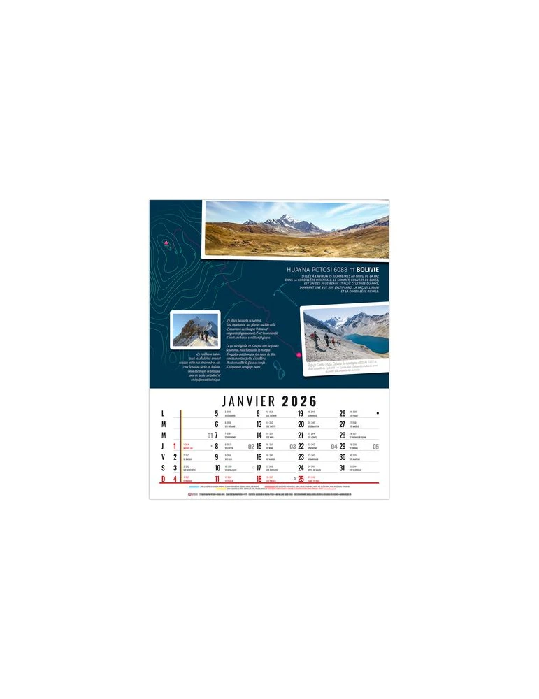 HUBERT 2026 - 12 FEUILLETS - BLOC SEUL SANS MARQUAGE