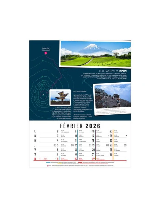 HUBERT 2026 - 12 FEUILLETS - BLOC SEUL SANS MARQUAGE