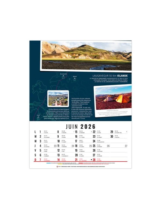 HUBERT 2026 - 12 FEUILLETS - BLOC SEUL SANS MARQUAGE