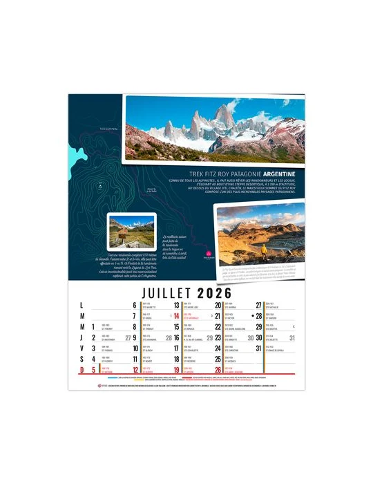 HUBERT 2026 - 12 FEUILLETS - BLOC SEUL SANS MARQUAGE