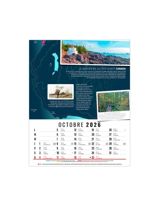 HUBERT 2026 - 12 FEUILLETS - BLOC SEUL SANS MARQUAGE