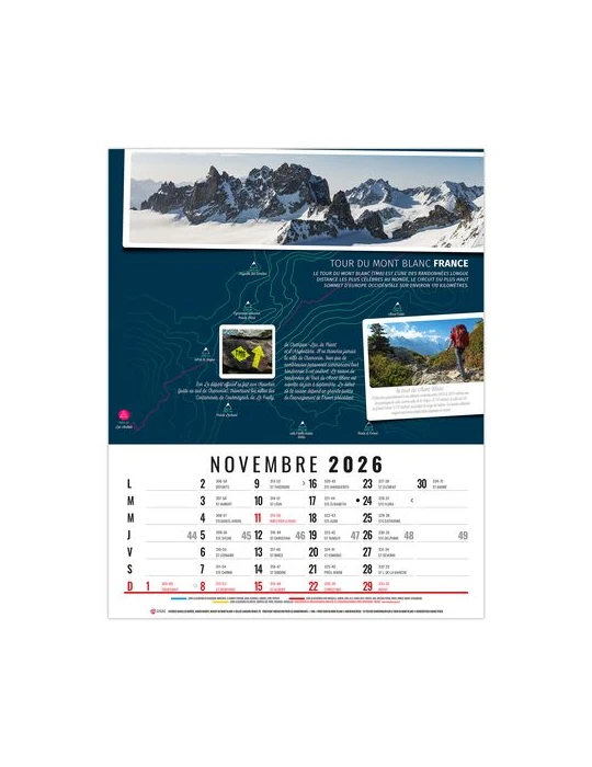 HUBERT 2026 - 12 FEUILLETS - BLOC SEUL SANS MARQUAGE