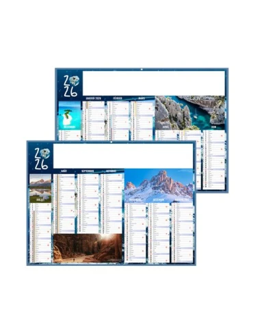 EXPEDITIONS 2026 - MIDI 430 x 335 mm - LEGER 400G - SANS MARQUAGE - 1 TROU EN TETE