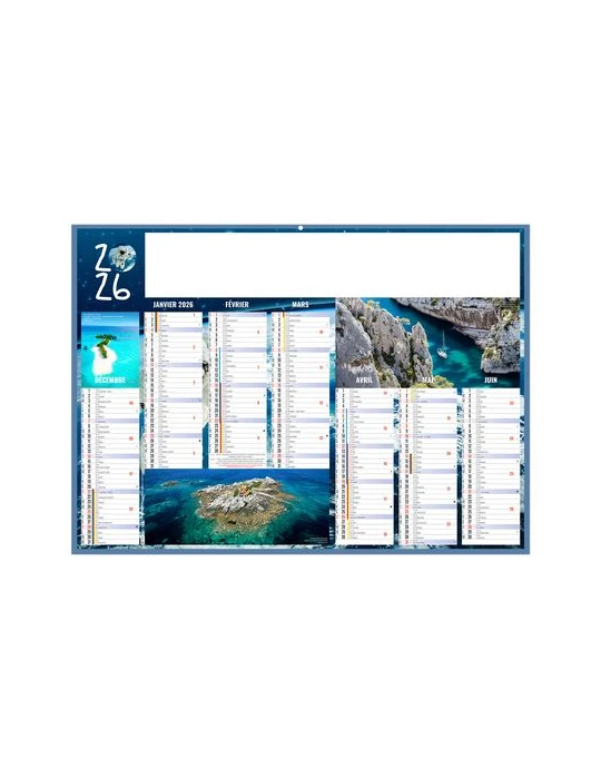 EXPEDITIONS 2026 - MIDI 430 x 335 mm - LEGER 400G - SANS MARQUAGE - 1 TROU EN TETE