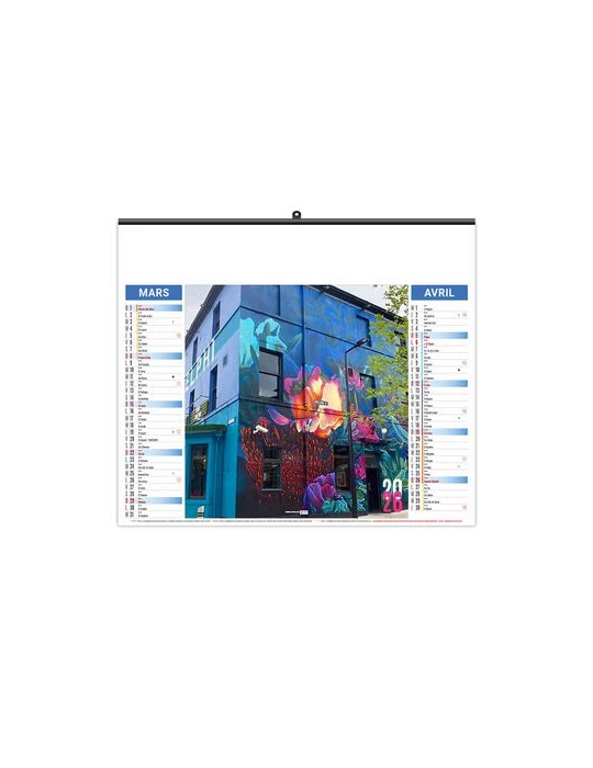 ILLUSTRE ECO - FRESQUES 2026 - SMALL 480 x 330 mm goodies personnalisé en stock