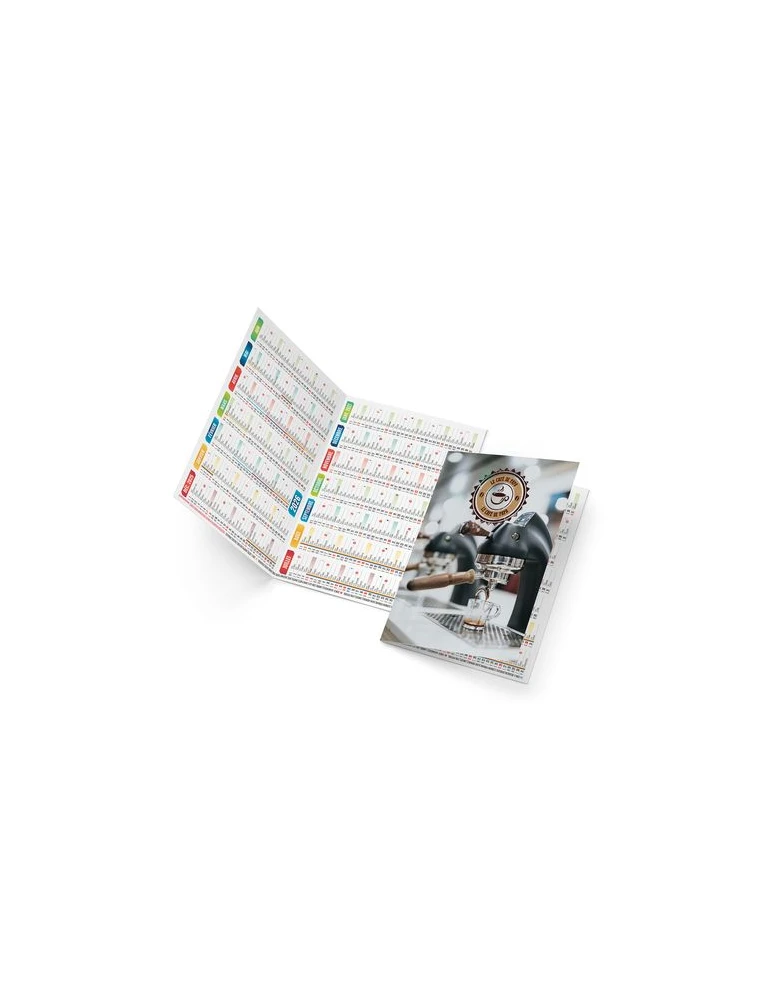 CALENDRIER DE POCHE CREATION 2026 - 110 x 156 mm - QUADRI RECTO VERSO - PAPIER 380g