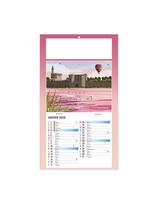 PLAQUE 1 VUE REINE 2026 - DOS CARTON - BLOC B2 - SANS MARQUAGE