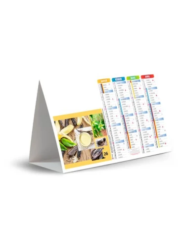 CHEVALET DE COMPTOIR - AROMES 2026 - QUADRI 2