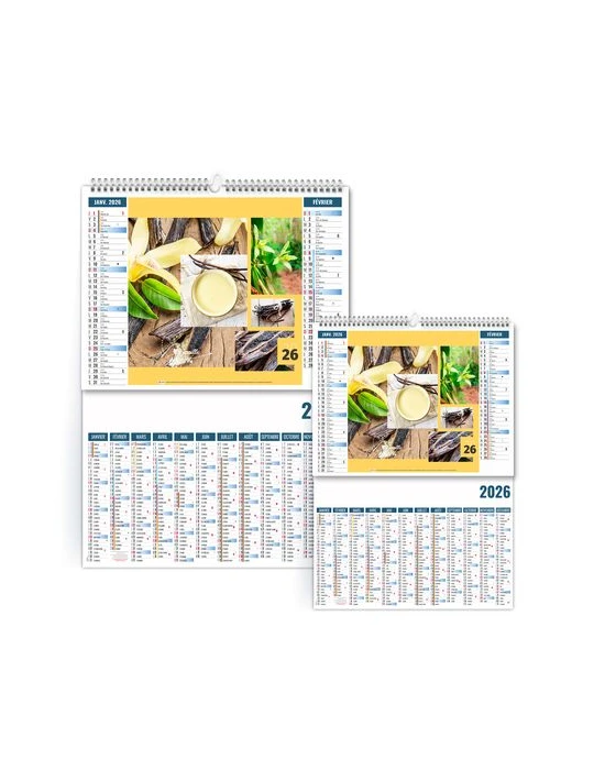 2EN1 - BOUQUET 2026 - SMALL 330 x 470 mm - MARQUAGE 1 COULEUR