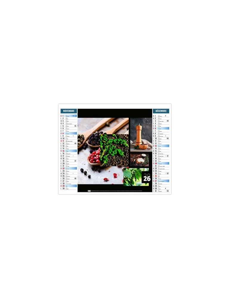 2EN1 - BOUQUET 2026 - SMALL 330 x 470 mm - MARQUAGE 1 COULEUR